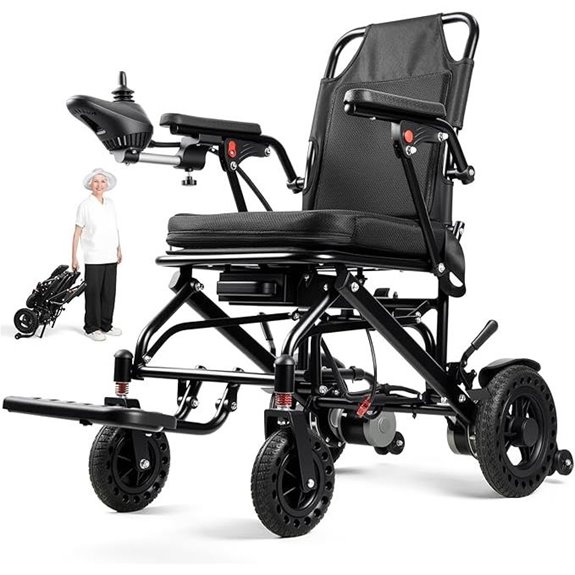 Lightweight Electric Wheelchair for Adults Foldable Airline Approved