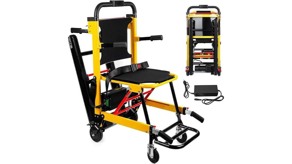 foldable powered stairchair