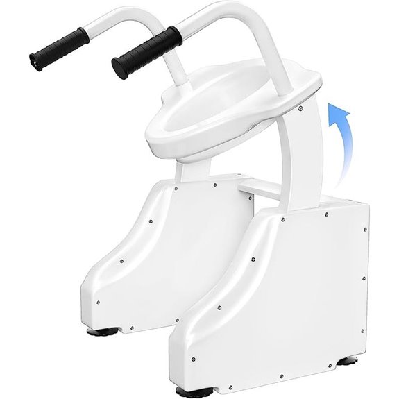 Electric Raised Toilet Seat with Handles 450lbs Capacity