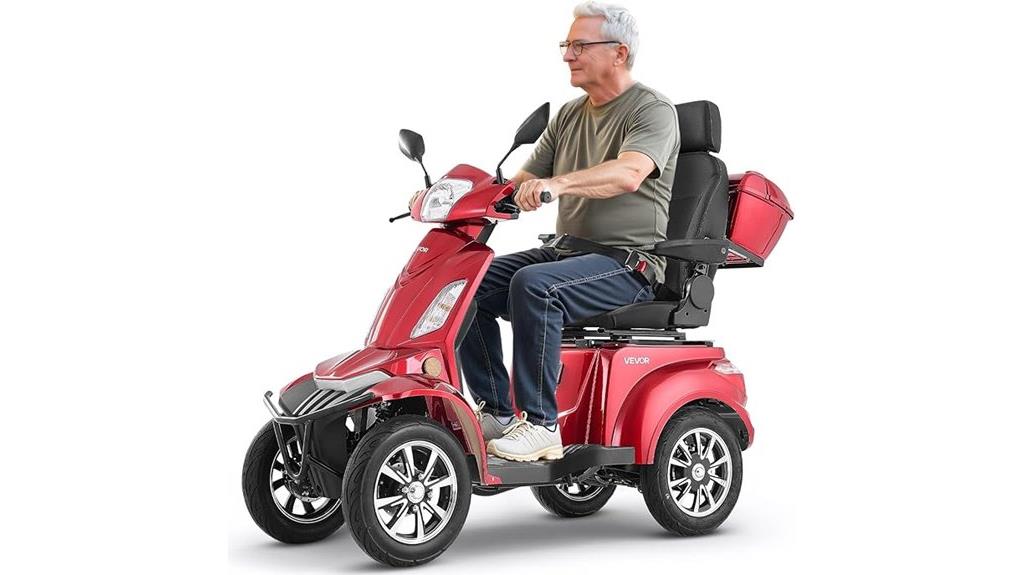 heavy duty four wheel scooter