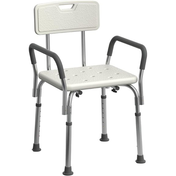 Medline Heavy Duty Shower Chair with Padded Armrests