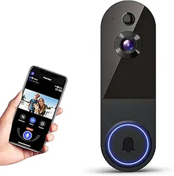 1080p Wi-Fi Video Doorbell with Night Vision