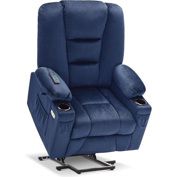MCombo Large Power Recliner with Massage Heat Cup Holders