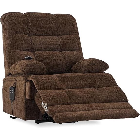 DYNOX Big & Tall Power Recliner with Massage