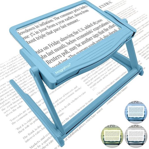MagniPros 5X LED Hands-Free Magnifier with Stand