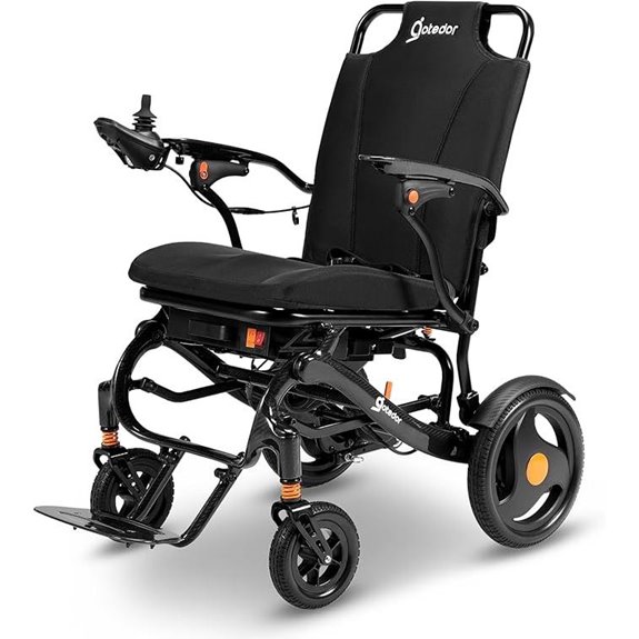 Aotedor Lightweight Carbon Fiber Electric Wheelchair