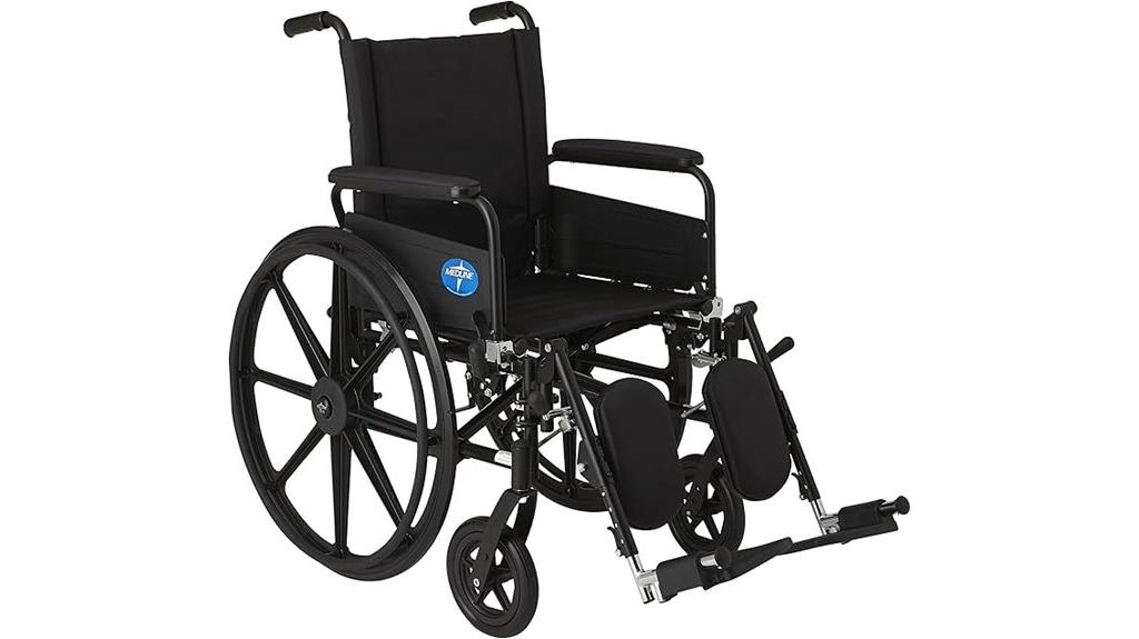 lightweight wheelchair with adjustable features