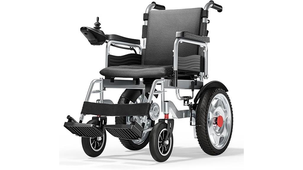 long range foldable wheelchair