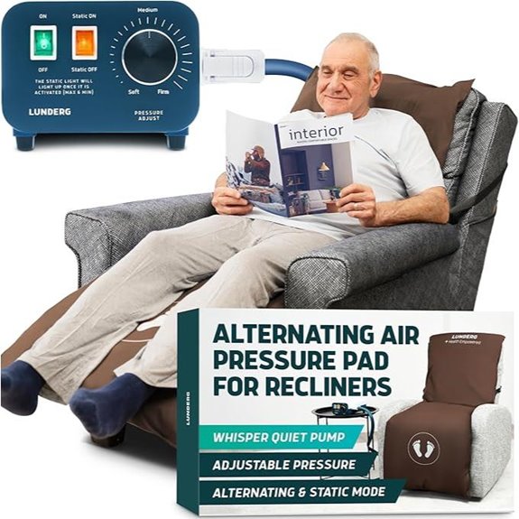 Lunderg Alternating Air Pressure Pad for Recliner