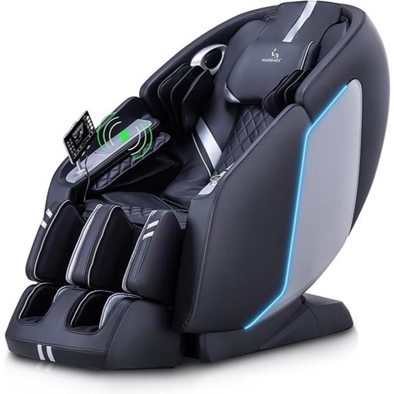 MassaMAX 4D Massage Chair with Zero Gravity and AI
