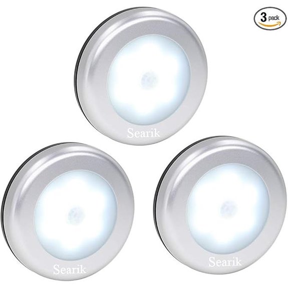 Searik Magnetic Motion Sensor LED Night Lights (3-Pack)