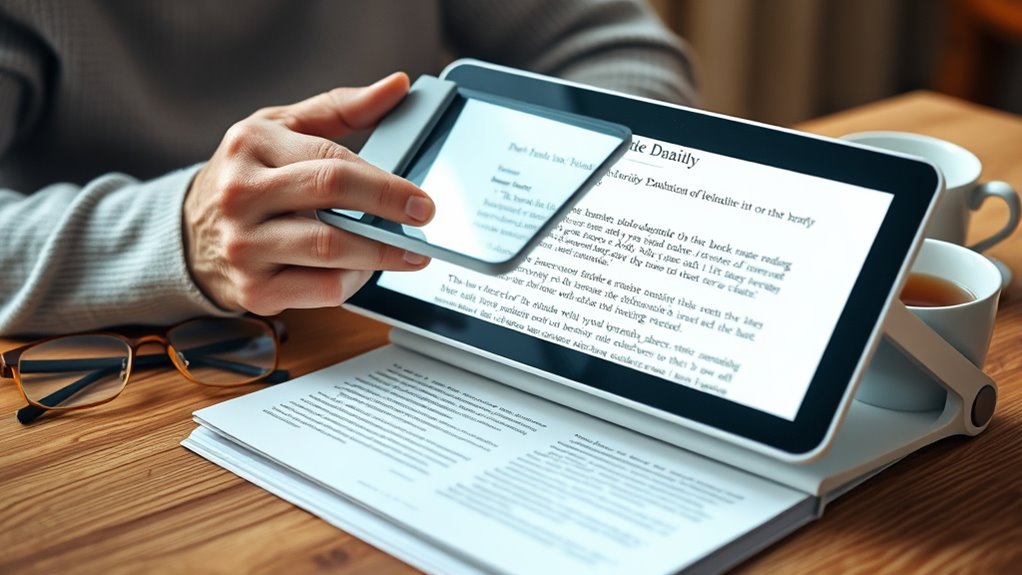 magnification usability lighting