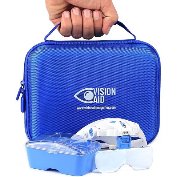 Vision Aid Magnifying Glasses with LED Light