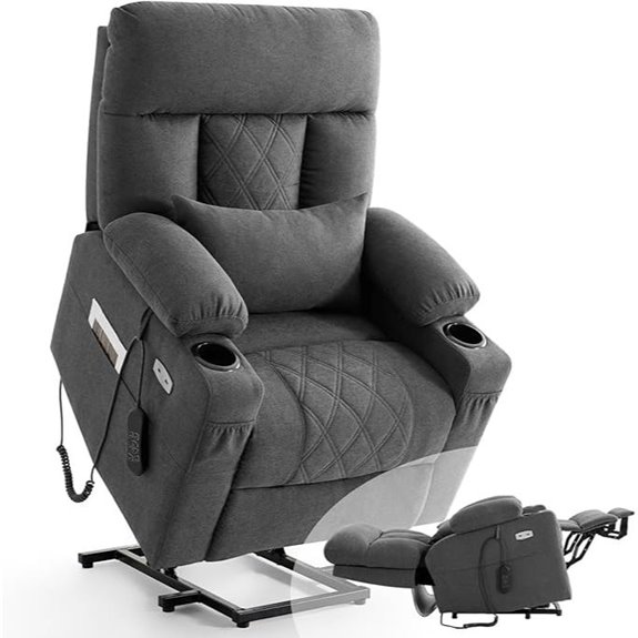 Power Lift Recliner Chair with Massage & Heating