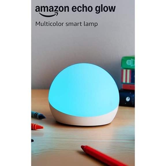 Echo Glow - Multicolor smart lamp Works with Alexa