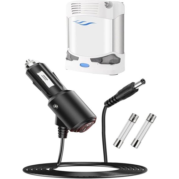 Car Charger for Caire Freestyle Oxygen Concentrator
