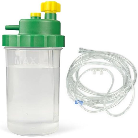 Oxygen Humidifier Bottle with Cannula Set