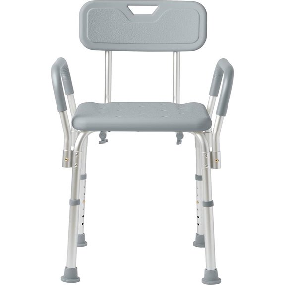 Medline Shower Chair with Padded Arms and Back