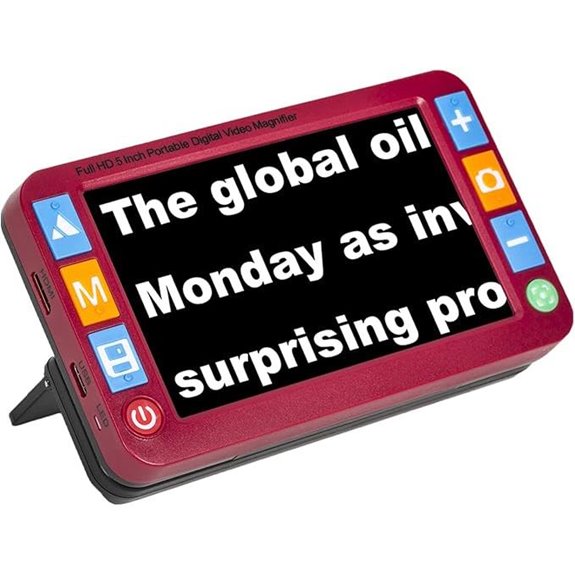 Portable Digital Video Magnifier with Handle 5.0 Inch