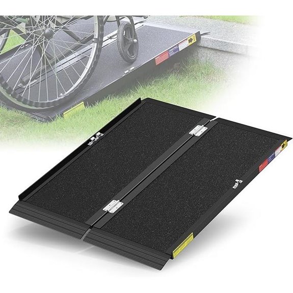 portable aluminum wheelchair ramp
