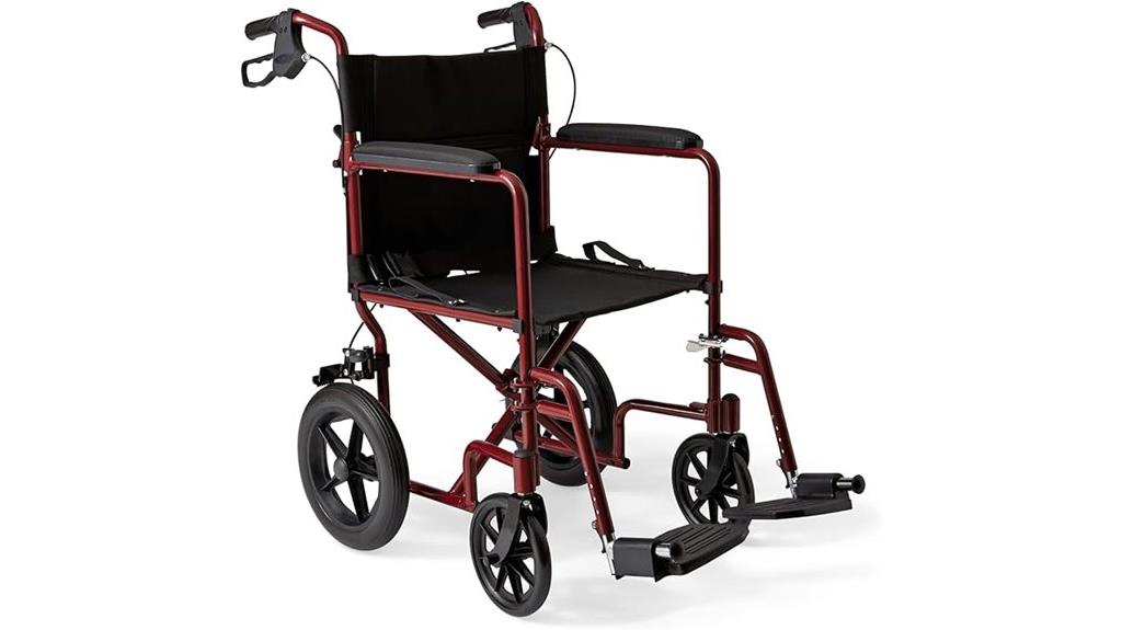 portable compact folding wheelchair