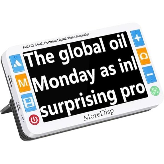 Portable Digital Video Magnifier for Low Vision