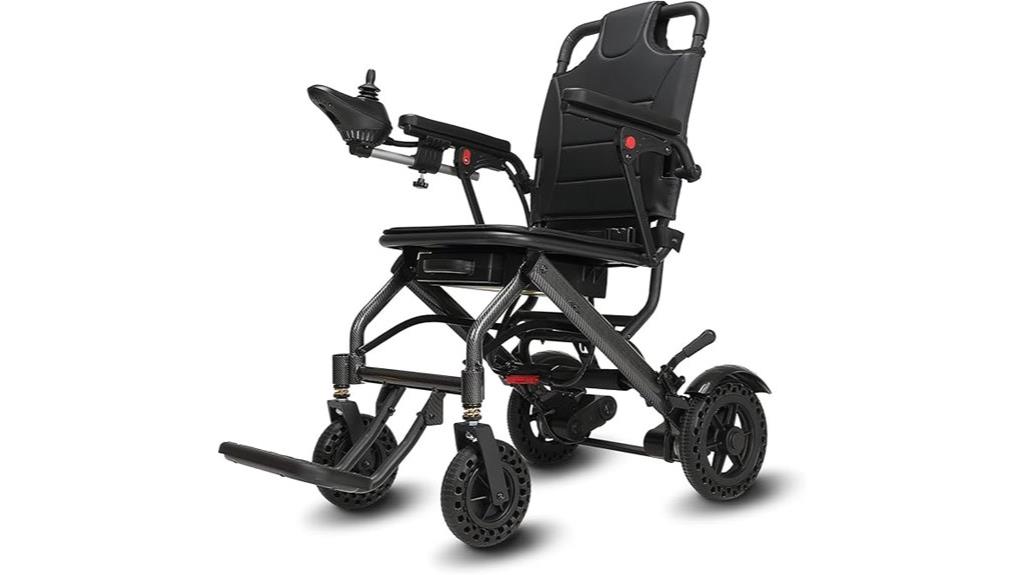 portable foldable electric wheelchair