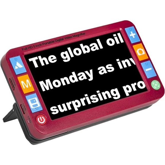 Portable Digital Video Magnifier with Zoom and Color Modes