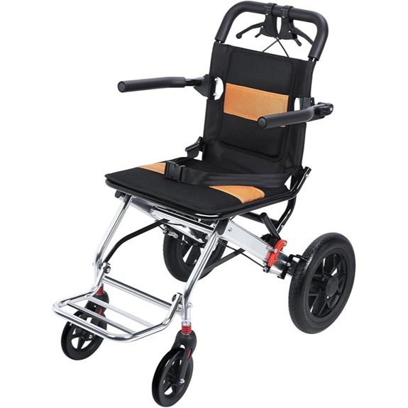 Foldable All-Terrain Wheelchair for Adults & Seniors