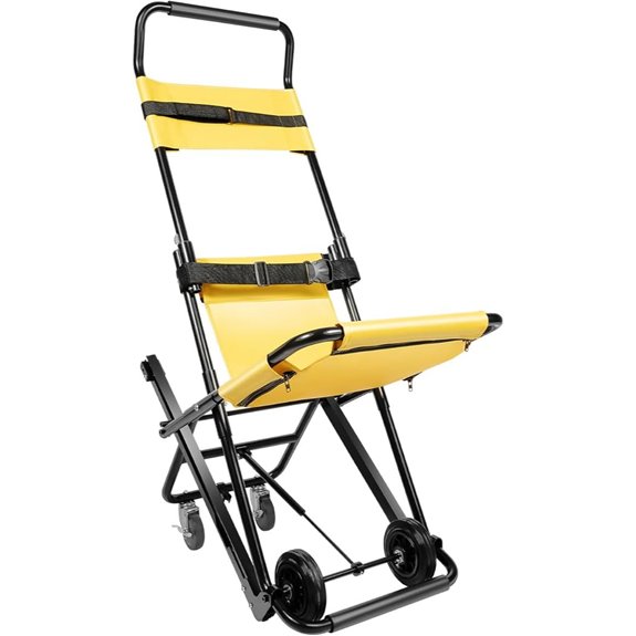 Manual Transport Stair Chair with Safety Belts