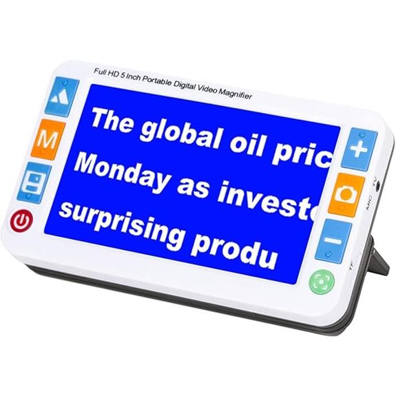 Portable Digital Video Magnifier with Handle and Zoom