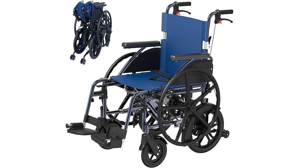 premium removable arm wheelchair