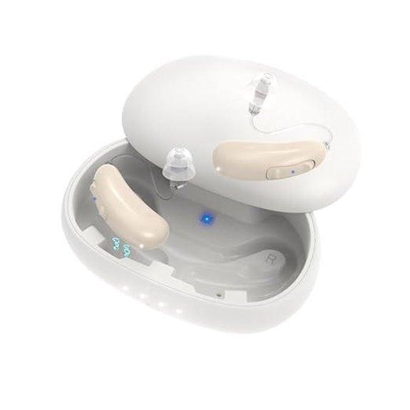 Rechargeable Bluetooth Hearing Aids with Tinnitus Relief