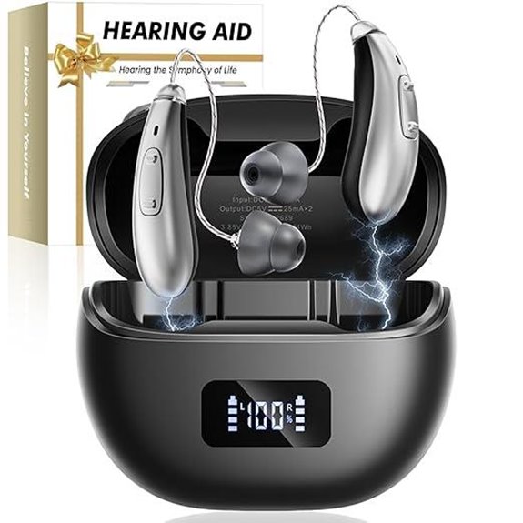 Rechargeable Hearing Aids with Noise Cancellation and Volume Control