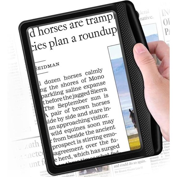 Rechargeable 5X Magnifying Glass with Light for Reading