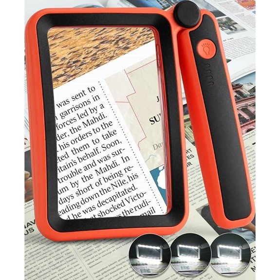 Rechargeable 5X Magnifying Glass with Light
