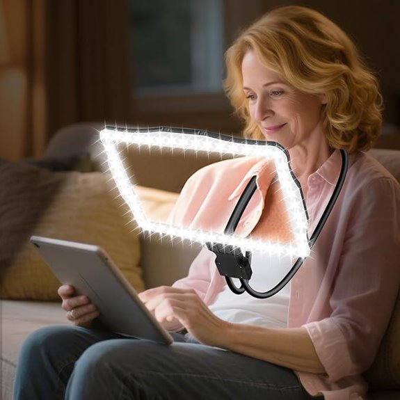 Rechargeable 10X Magnifying Glass with Light for Reading