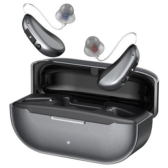 Rechargeable Hearing Aids for Seniors with Noise Cancellation