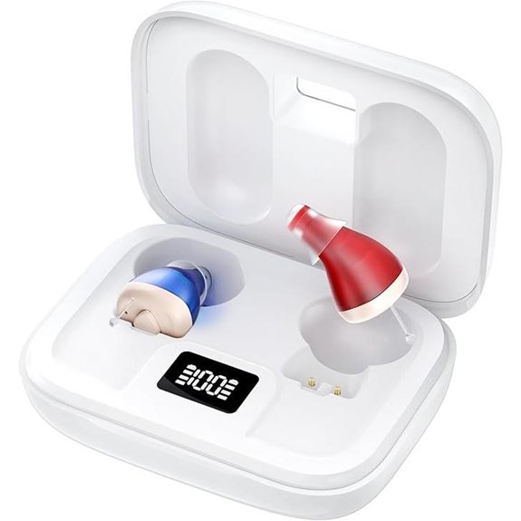 Rechargeable Hearing Aids with Noise Cancellation and Comfort