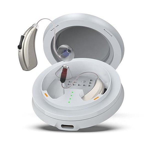 Rechargeable Hearing Aids for Seniors with Noise Reduction