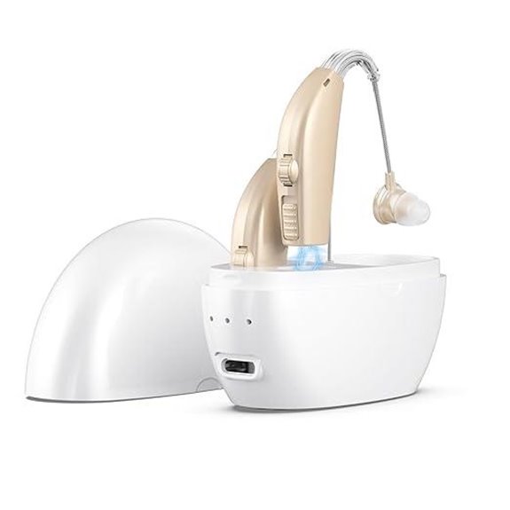 Rechargeable Hearing Aids with Noise Cancellation