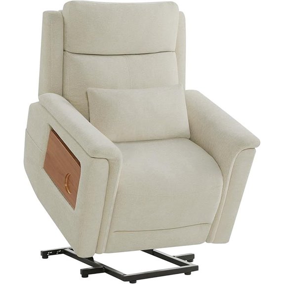 CHITA Power Lift Recliner with Heat Massage Tray