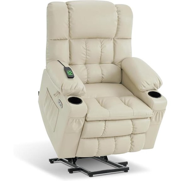 MCombo Power Lift Recliner with Heat & Massage