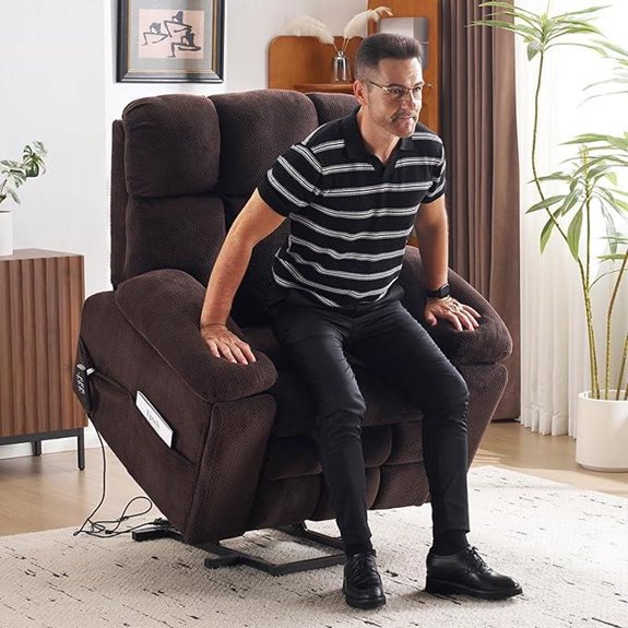Power Lift Recliner Chair with Massage and Heat