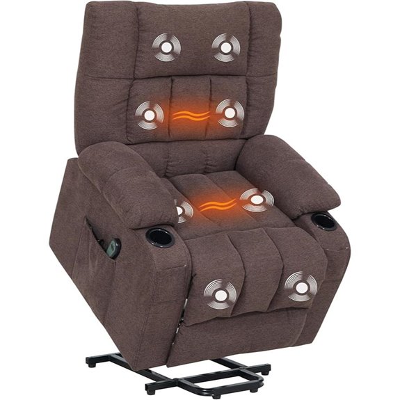 Power Lift Recliner Chair with Massage & Heat
