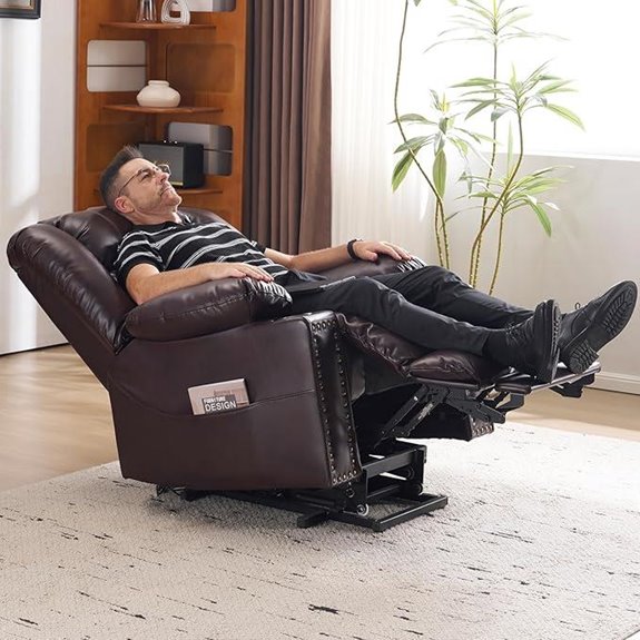 Power Lift Recliner Chair with Massage and Heat