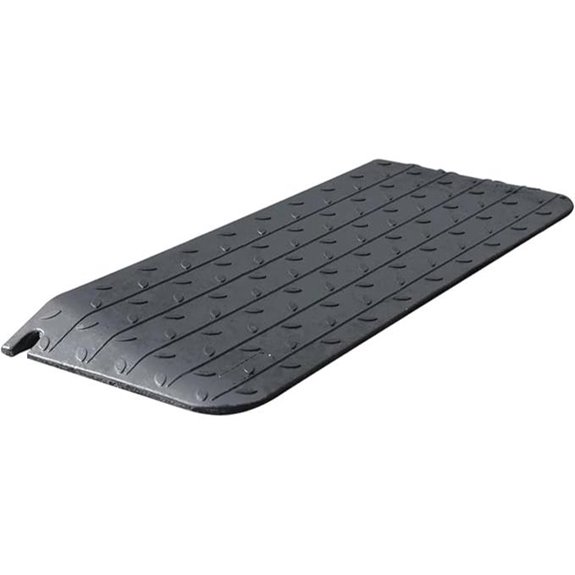 Rubber Wheelchair Threshold Ramp 2 Rise Non-Slip