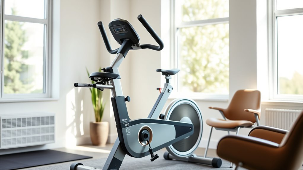 safe stable adjustable exercise bikes
