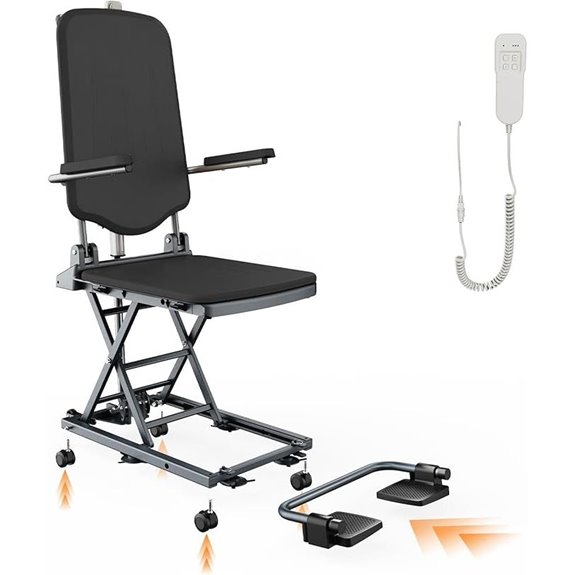 Electric Lift Chair for Seniors with 4 Wheels