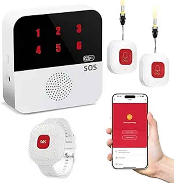 Life Alert System for Seniors with Remote & Call Button